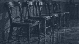 Seetetelané — Sala de espera, ilustración de la colección Clásicos