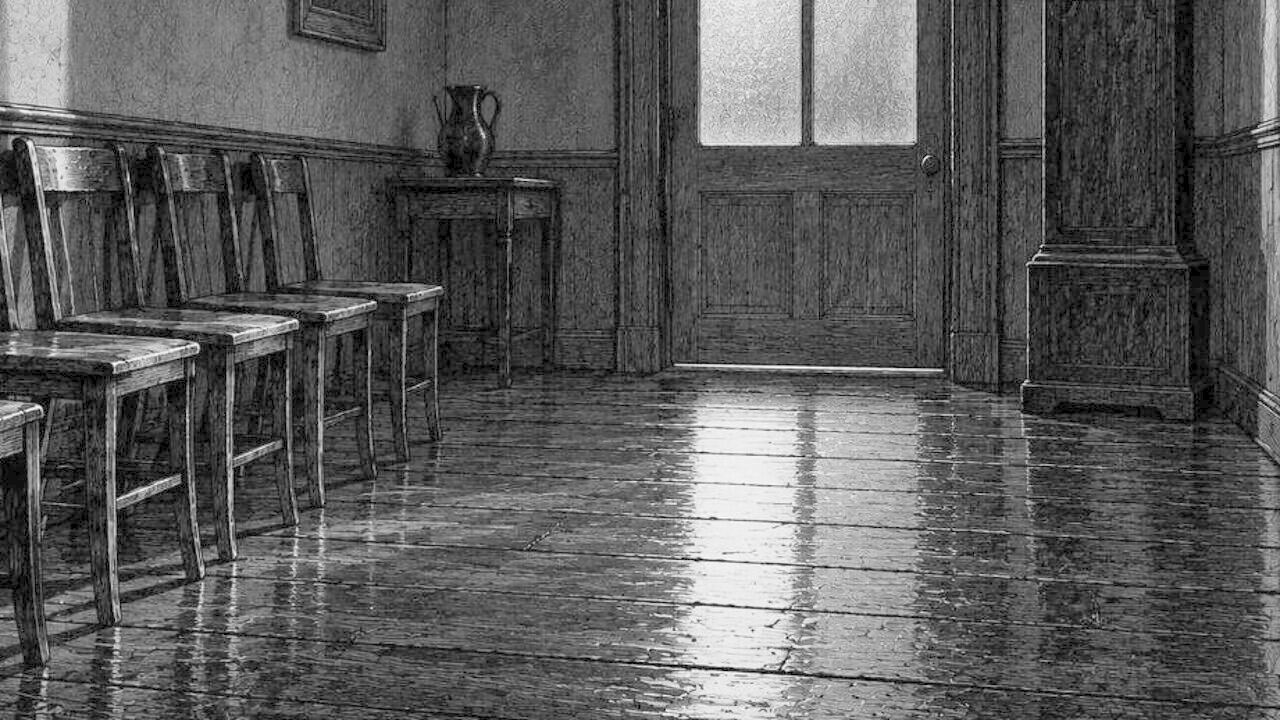 Seetetelané — Sala de espera, ilustración de la colección Clásicos