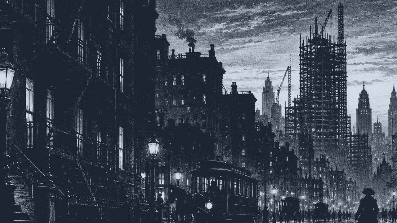 Un error técnico — La ciudad grande, ilustración de la colección Clásicos