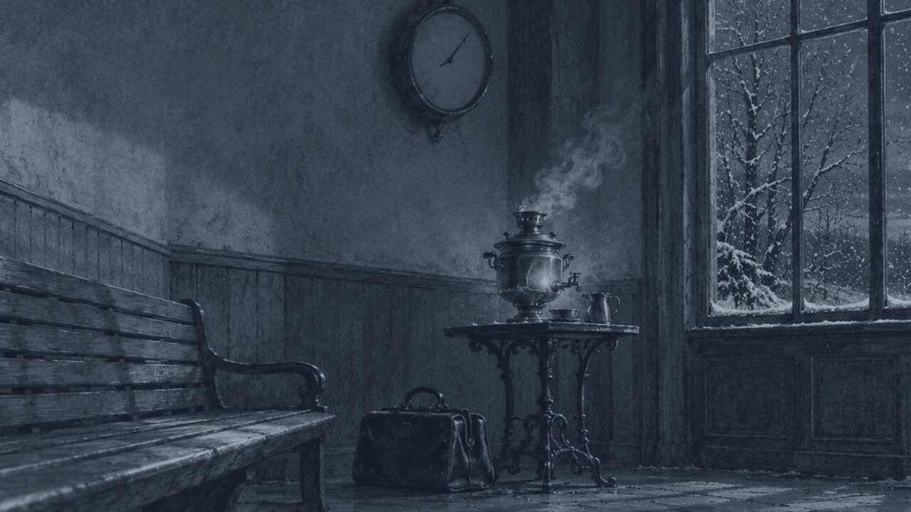 Una desgracia — La vida pequeña, ilustración de la colección Clásicos