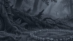 ¿Una mariposa? — El bosque de los cuentos, ilustración de la colección Clásicos