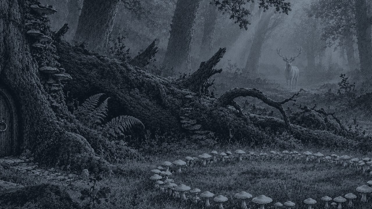 ¿Una mariposa? — El bosque de los cuentos, ilustración de la colección Clásicos