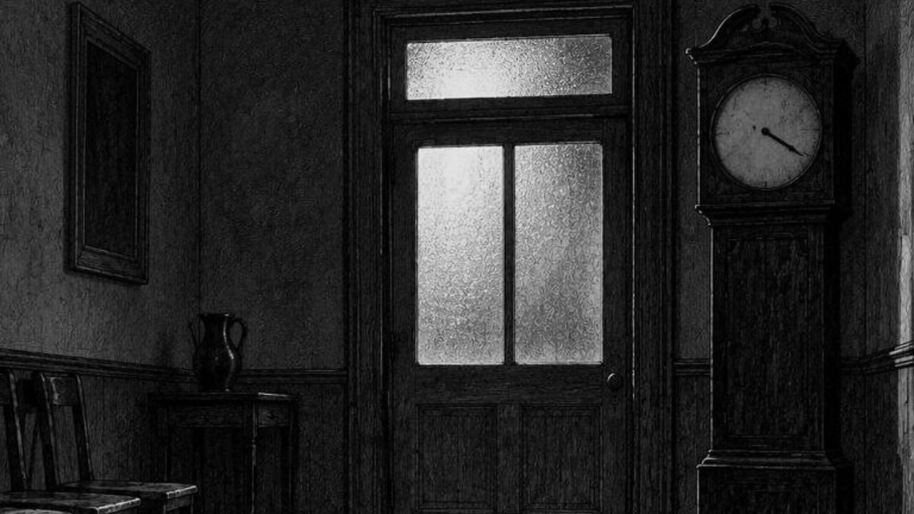 Una voz — Sala de espera, ilustración de la colección Clásicos