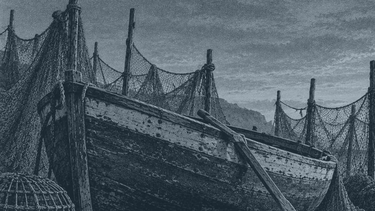 Zazúbrina — Tierra y mar, ilustración de la colección Clásicos