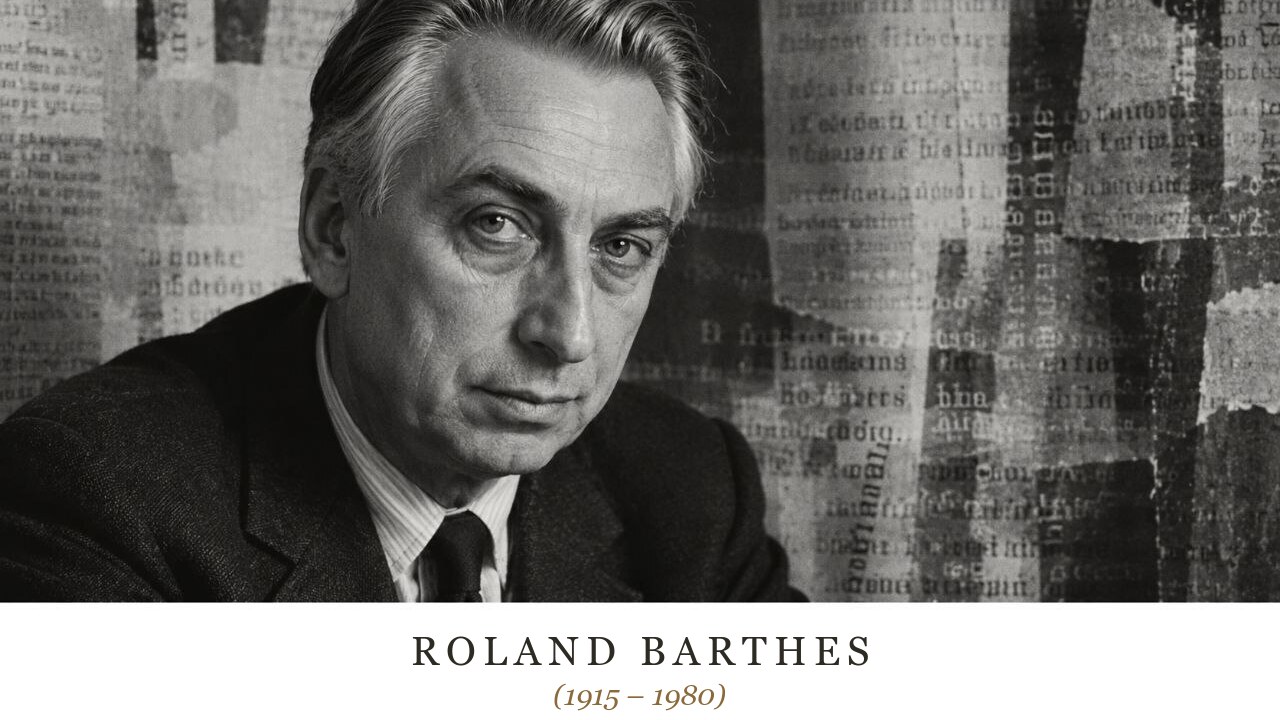 Roland Barthes (1915 – 1980)